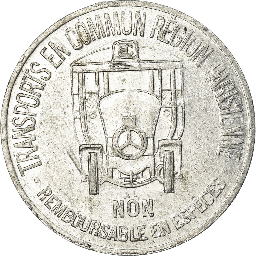 France, Token, 35 Centimes, Transports en Commun, Paris, 1921, AU(55-58)