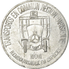 France, Token, 35 Centimes, Transports en Commun, Paris, 1921, AU(55-58)