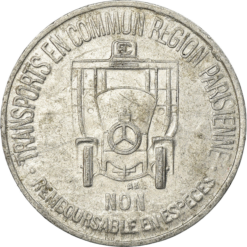 France, Token, 35 Centimes, Transports en Commun, Paris, 1921, AU(55-58)