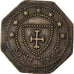 France, Token, Dieu Protège la France, Sint Unum, ND (1890), AU(50-53), Copper