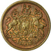 United Kingdom , Token, Jeton de Jeu, Dieu et mon Droit, MS(63), Copper