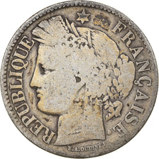 Coin, France, Cérès, 2 Francs, 1870, Bordeaux, F(12-15), Silver, KM:816.2