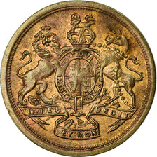United Kingdom , Token, Jeton de Jeu, Dieu et mon Droit, MS(60-62), Copper