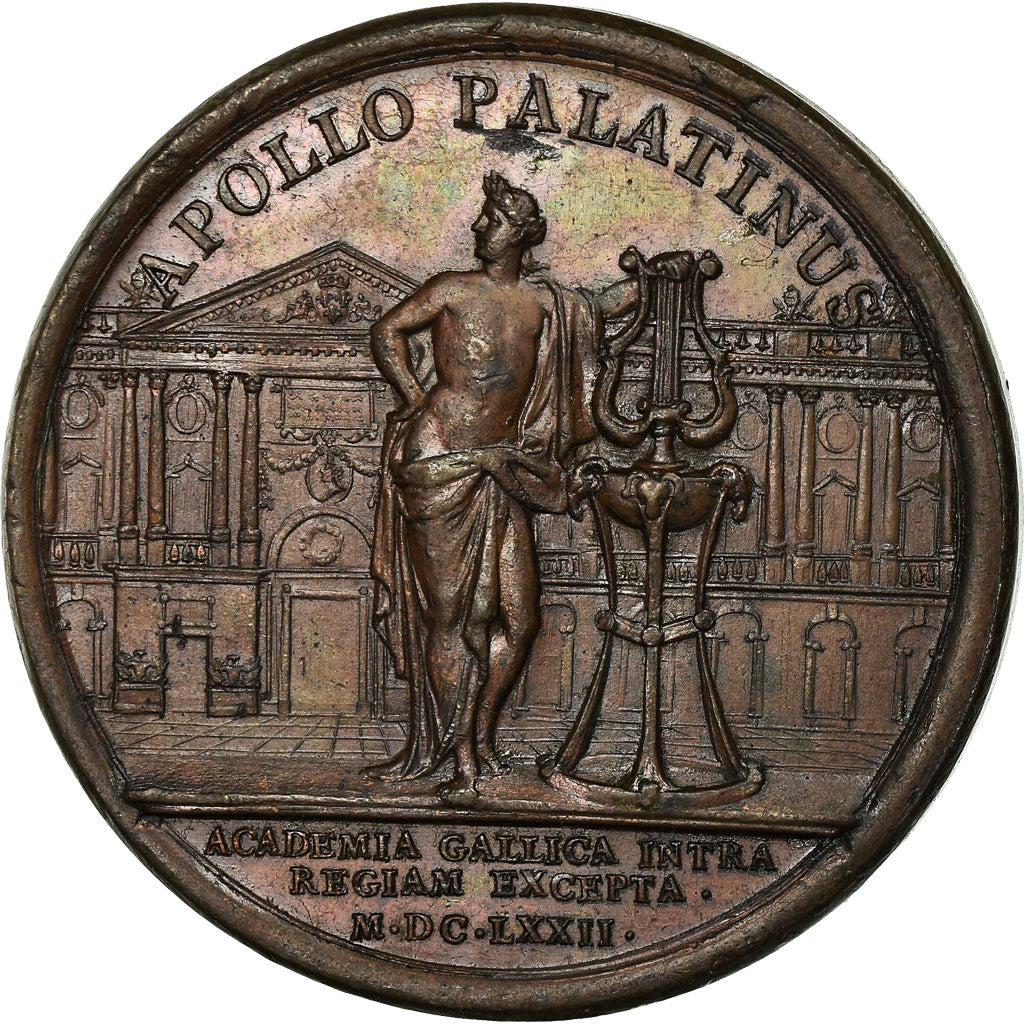 Frankrijk, Medaille, Louis XIV, Le Roi Protecteur de l'Académie Française