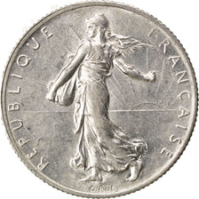 FRANCE, Semeuse, 2 Francs, 1915, Paris, KM #845.1, MS(60-62), Silver, 27,...