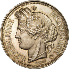 France, Medal, Cérès, République Française, Oudiné, MS(60-62), Silver