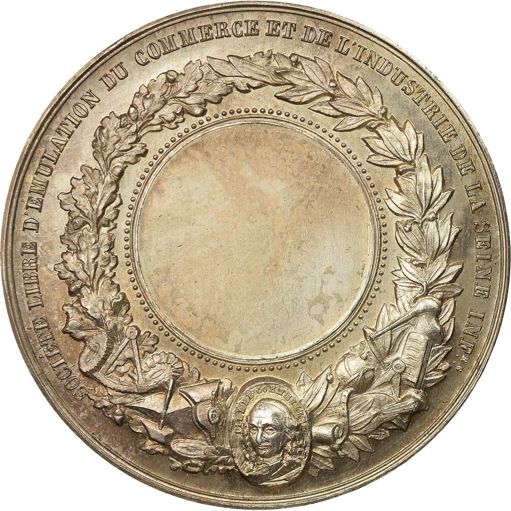 Frankrijk, Medaille, Société d'Emulation du Commerce, Seine Inférieure