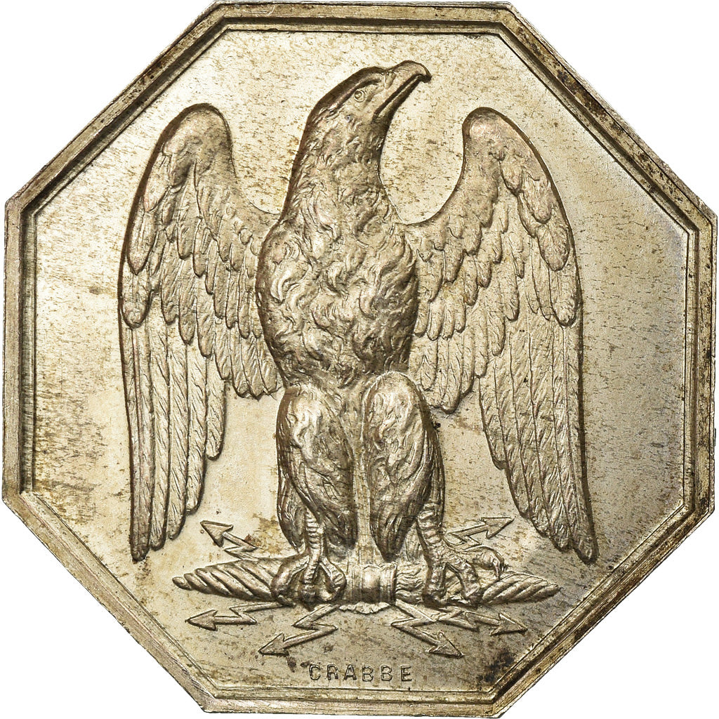 France, Jeton, Insurance, L'aigle, Assurances contre l'Incendie, 1843, Crabbe