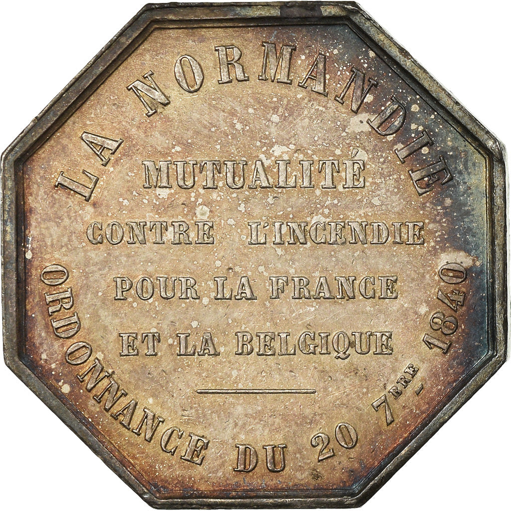Francia, Token, Insurance, La Normandie, Mutualité contre l'Incendie, France et