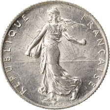 FRANCE, Semeuse, 2 Francs, 1916, Paris, KM #845.1, MS(60-62), Silver, 27,...