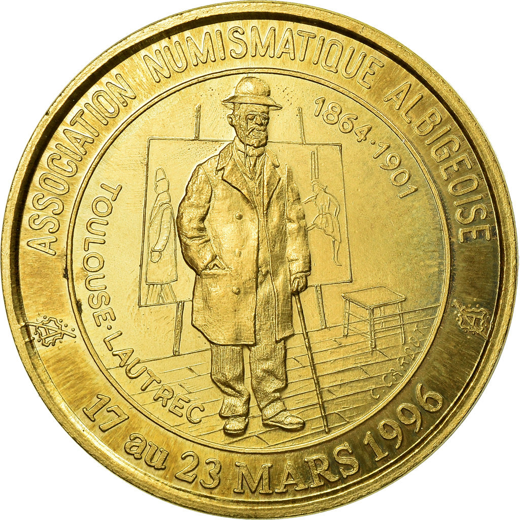 France, Token, Euro des Villes, 1.5 Euro d'Albi, 1996, MS(64)
