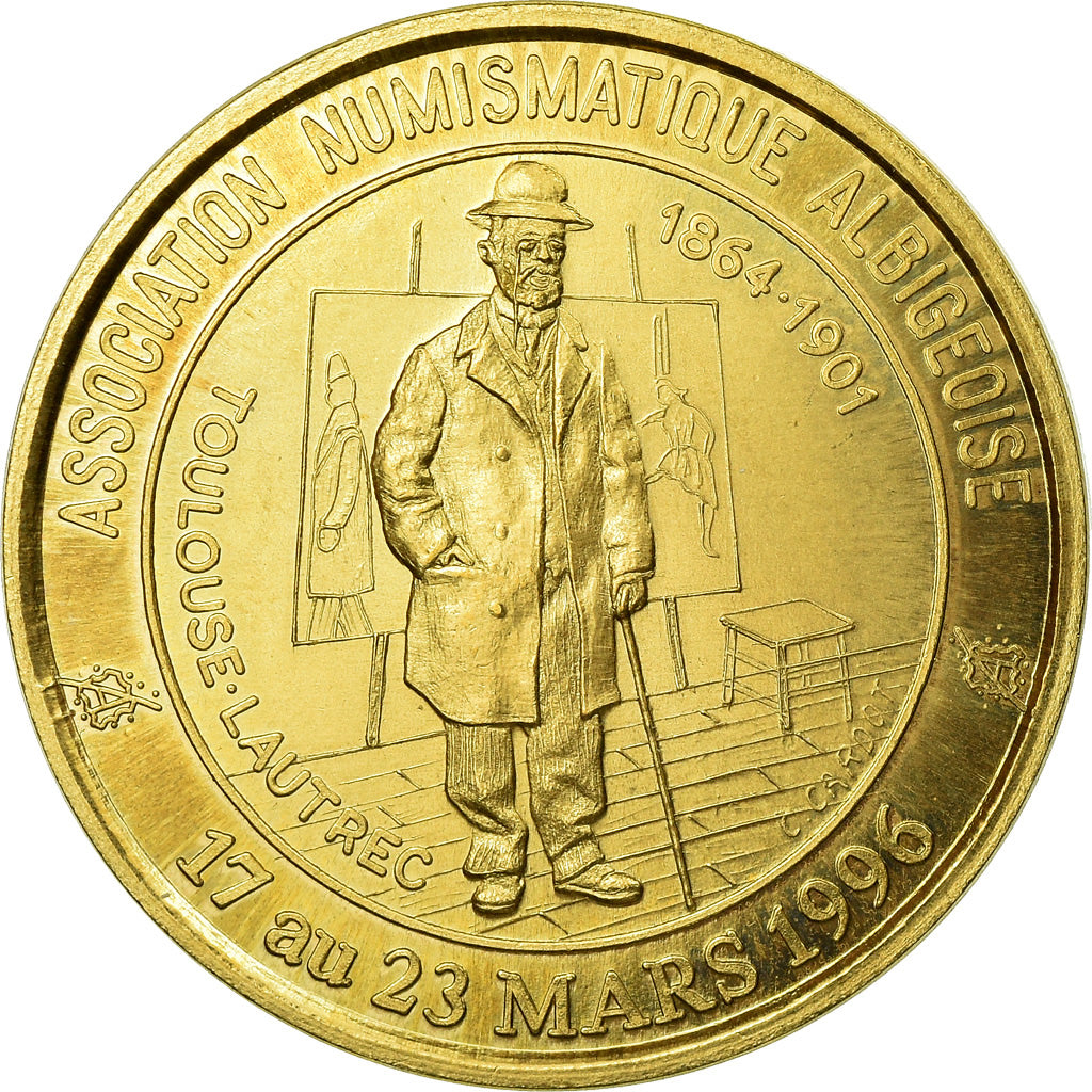 France, Token, Euro des Villes, 1.5 Euro d'Albi, 1996, MS(65-70)