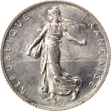 FRANCE, Semeuse, 2 Francs, 1917, Paris, KM #845.1, MS(60-62), Silver, 27,...