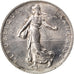 FRANCE, Semeuse, 2 Francs, 1917, Paris, KM #845.1, MS(60-62), Silver, 27,...