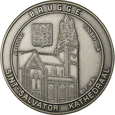 Belgium, Token, Bruges, Sint-Salvador Kathedral, 1987, MS(64), Copper-nickel