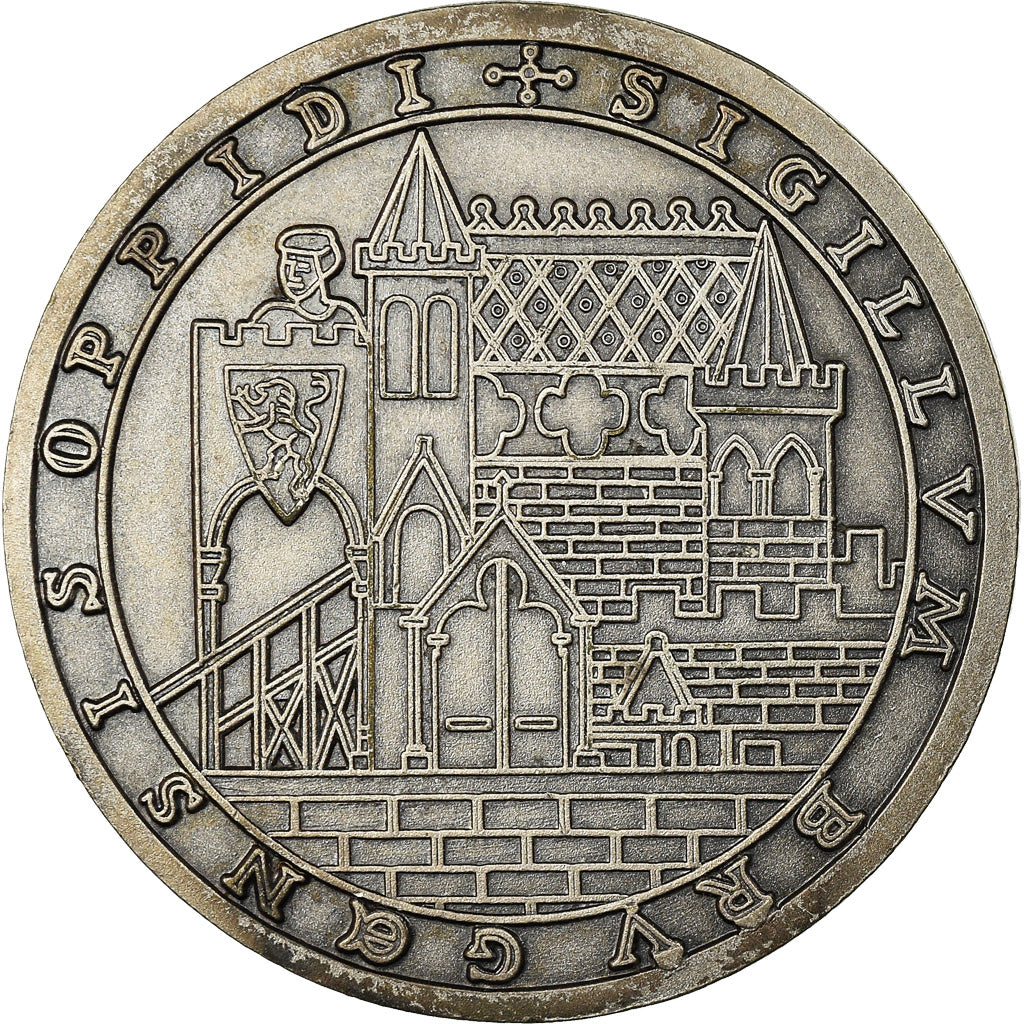 Belgium, Token, Bruges, Sint-Salvador Kathedral, 1987, MS(64), Copper-nickel