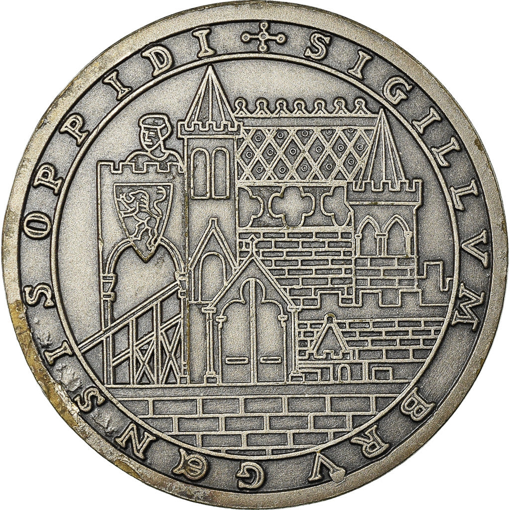 Belgium, Token, Bruges, Justitiepaleis-Stadhuis, 1987, MS(64), Copper-nickel