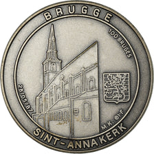 Belgium, Token, Bruges, Sint-Annakerk, 1987, MS(64), Copper-nickel