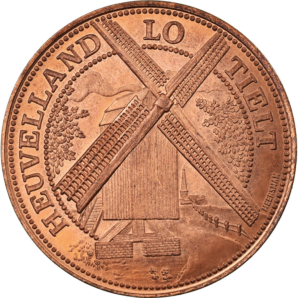 Belgien, Token, Westvlaander, Heuveulland lo Tielt, 1981, UNZ+, Kupfer