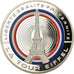 France, Medal, Les Fleurons Français, La Tour Eiffel, MS(65-70), Copper Plated