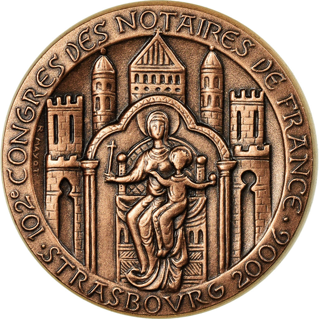 Frankreich, Medaille, 102ème Congrès des Notaires de France, Strasbourg, 2006