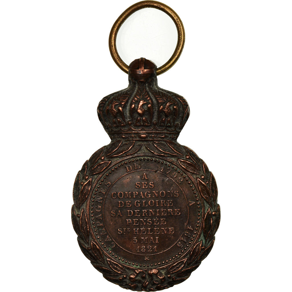 France, Napoléon Ier, Médaille de Saint-Hélène, History, Medal, 1857