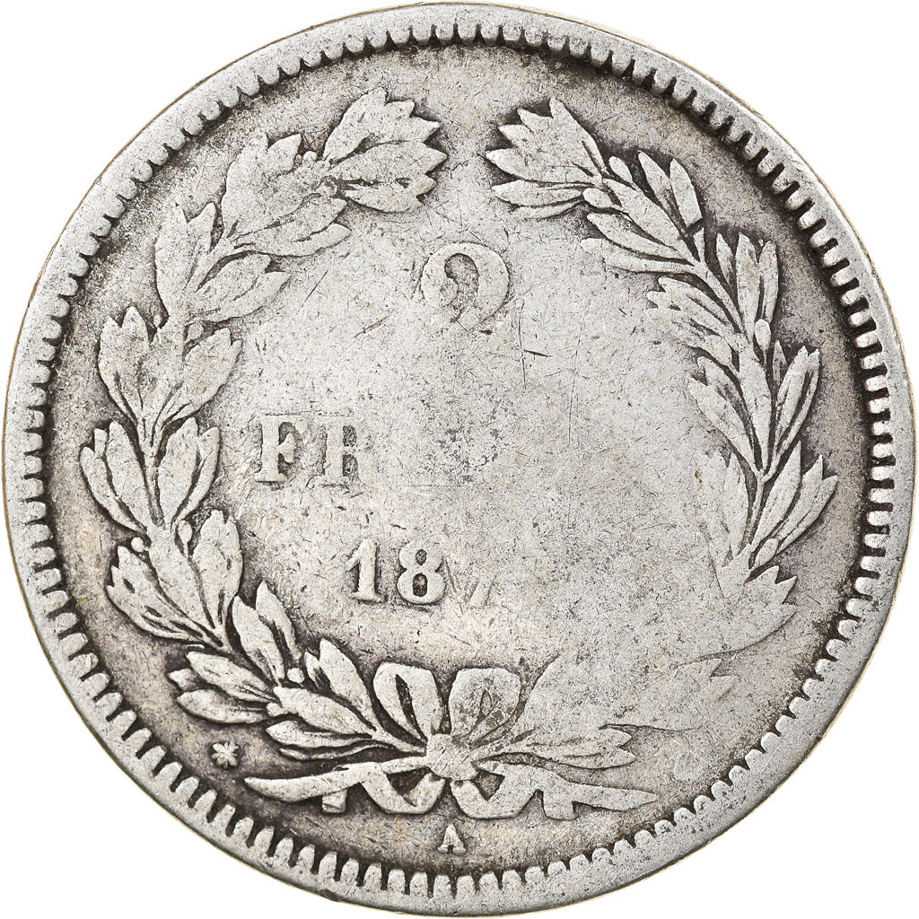 Coin, France, Cérès, 2 Francs, 1870, Paris, F(12-15), Silver, KM:817.1