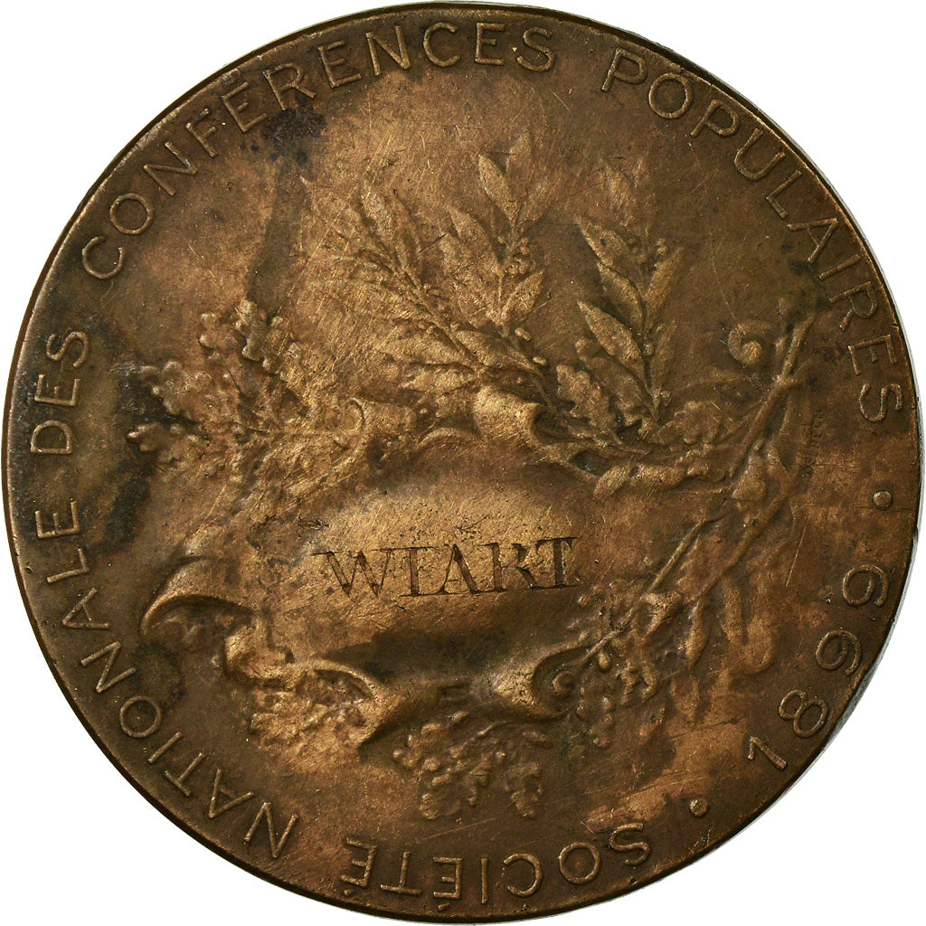 Francja, Medal, Société Nationale des Conférences Populaires, 1899, Lancelot
