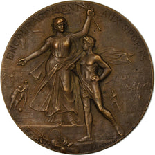 Francia, medalla, Encouragement aux Sports, Lycée de Douai, 1908, Rasumny, EBC