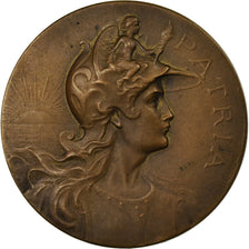 France, Medal, Marianne Casquée, Patria, Rasumny, MS(63), Bronze
