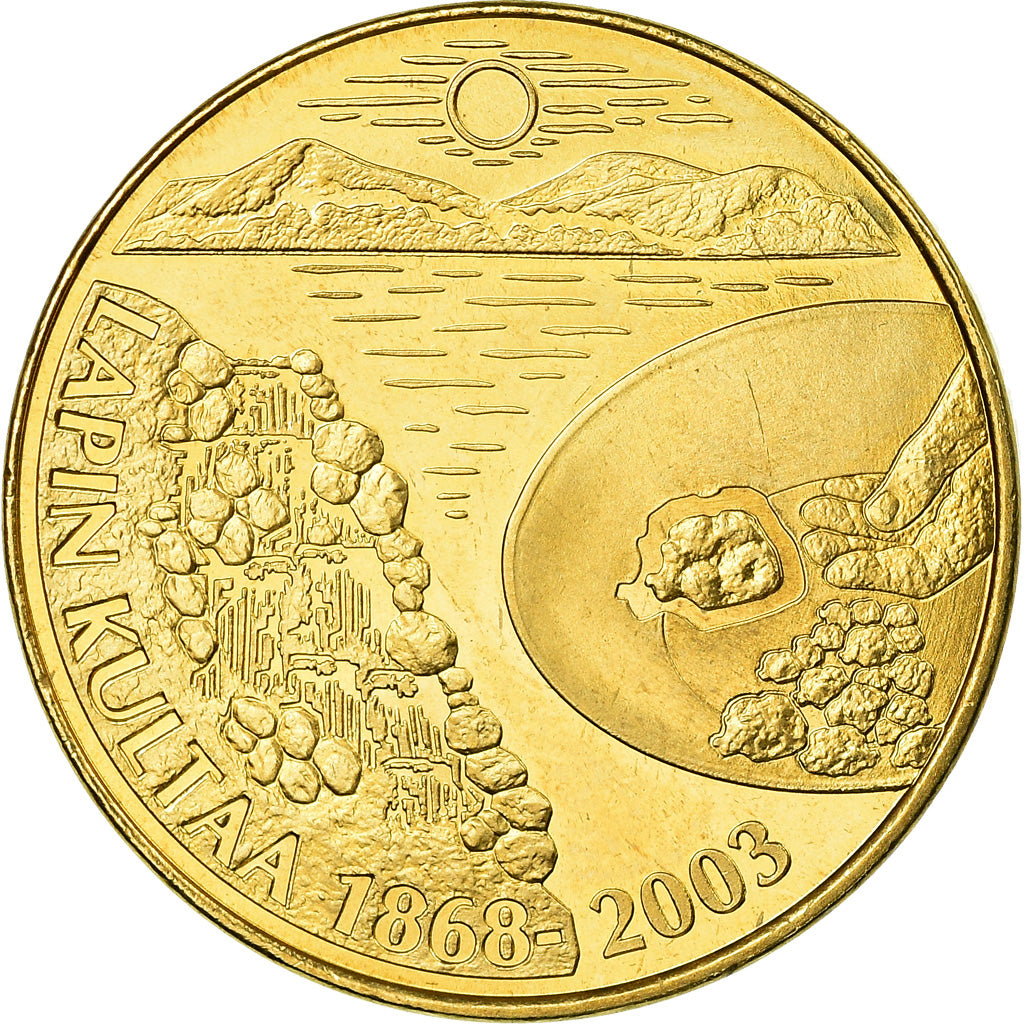 Finland, Medal, Rahapaja Oy, Lapin Kultaa, 2003, MS(65-70), Copper Gilt