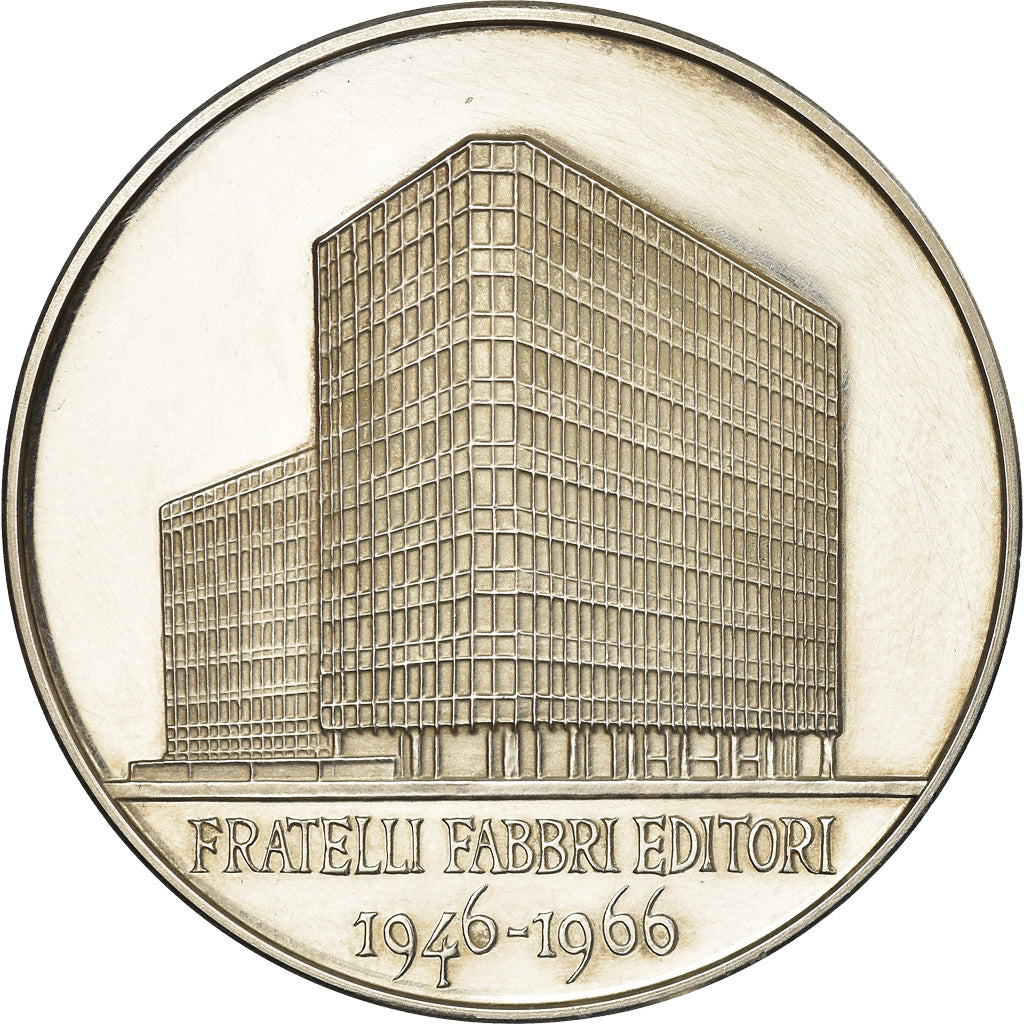 Italy, Medal, Fratelli Fabbri Editori, Business & industry, 1966, MS(63), Silver