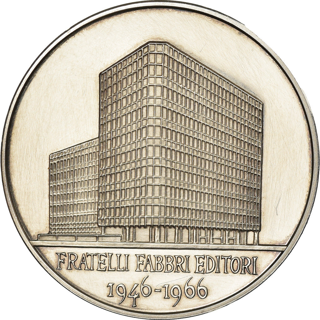 Italia, medaglia, Fratelli Fabbri Editori, Business & industry, 1966, SPL