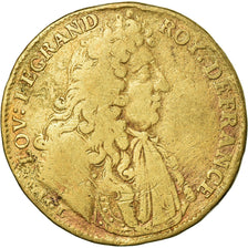 France, Token, Louis XIV Le Grand, VF(20-25), Brass