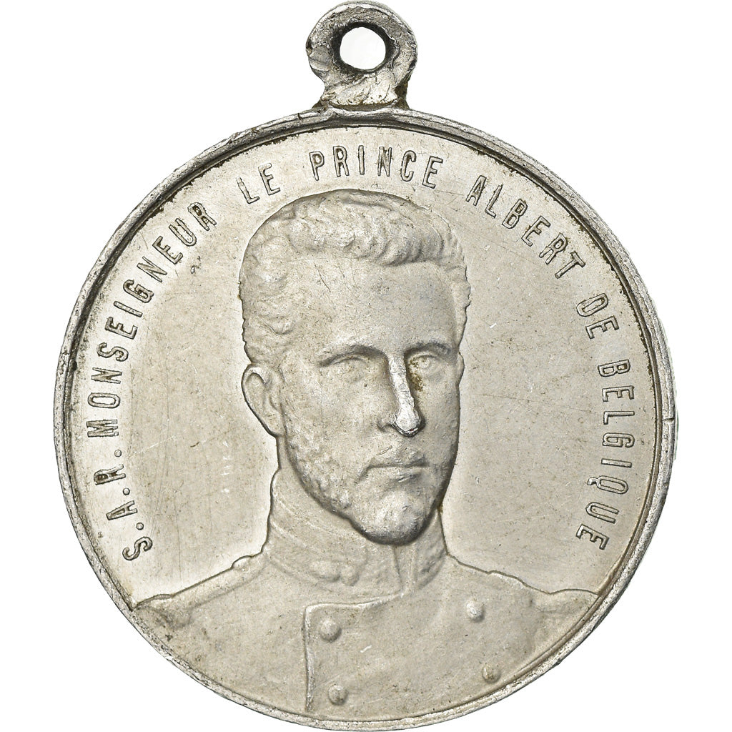 Belgium, Medal, Monseigneur le Prince Albert de Belgique, 1905, AU(55-58)