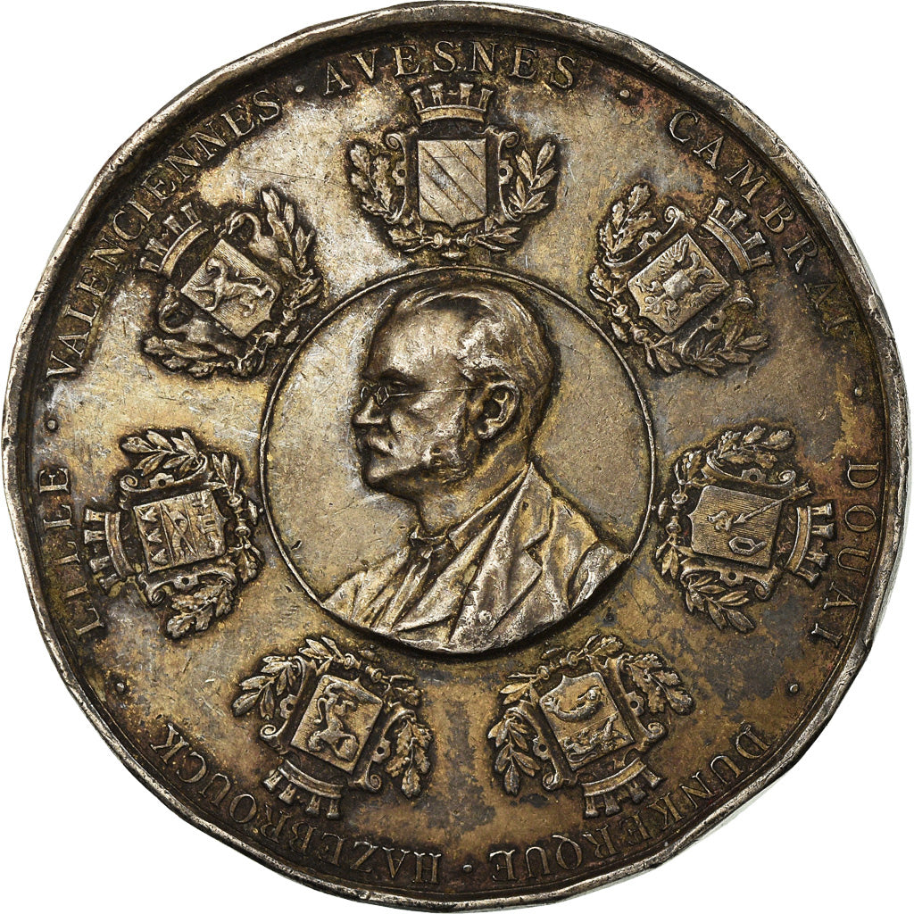 France, Medal, Société des Agriculteurs du Nord, VF(30-35), Silver