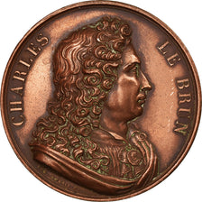 Francia, medalla, Galerie des Grands Hommes, Charles le Brun, History, 1818