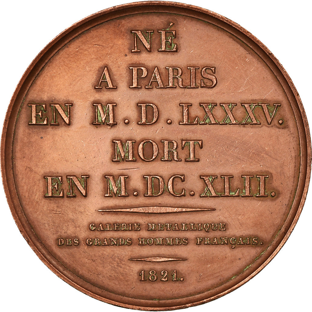 Francia, medaglia, Galerie des Grands Hommes, Richelieu, History, 1821