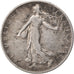 FRANCE, Semeuse, Franc, 1901, Paris, KM #844.1, VF(30-35), Silver, 23, Gadoury..