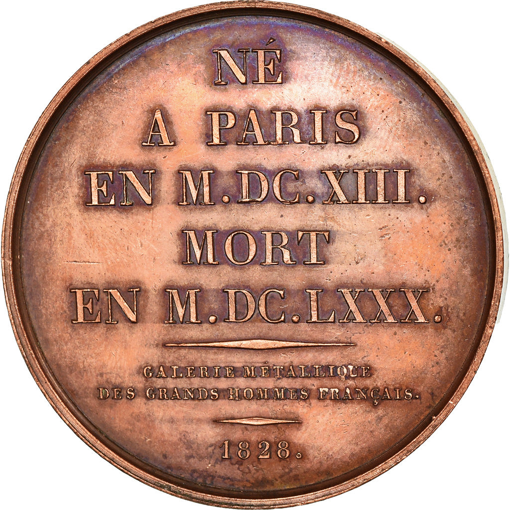 Francia, medalla, Galerie des Grands Hommes, François de la Rochefoucauld