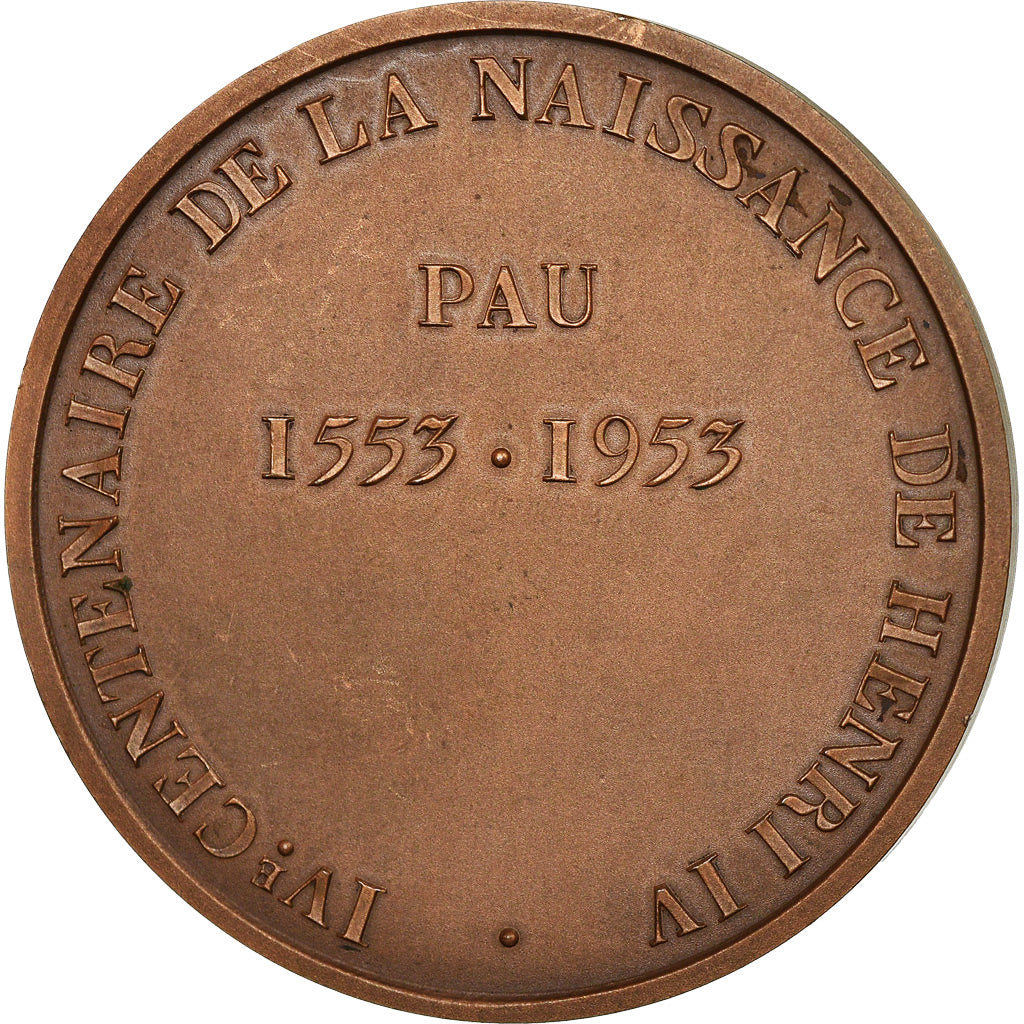 France, Médaille, Centenaire de la Naissance d'Henri IV, History, 1953, SPL