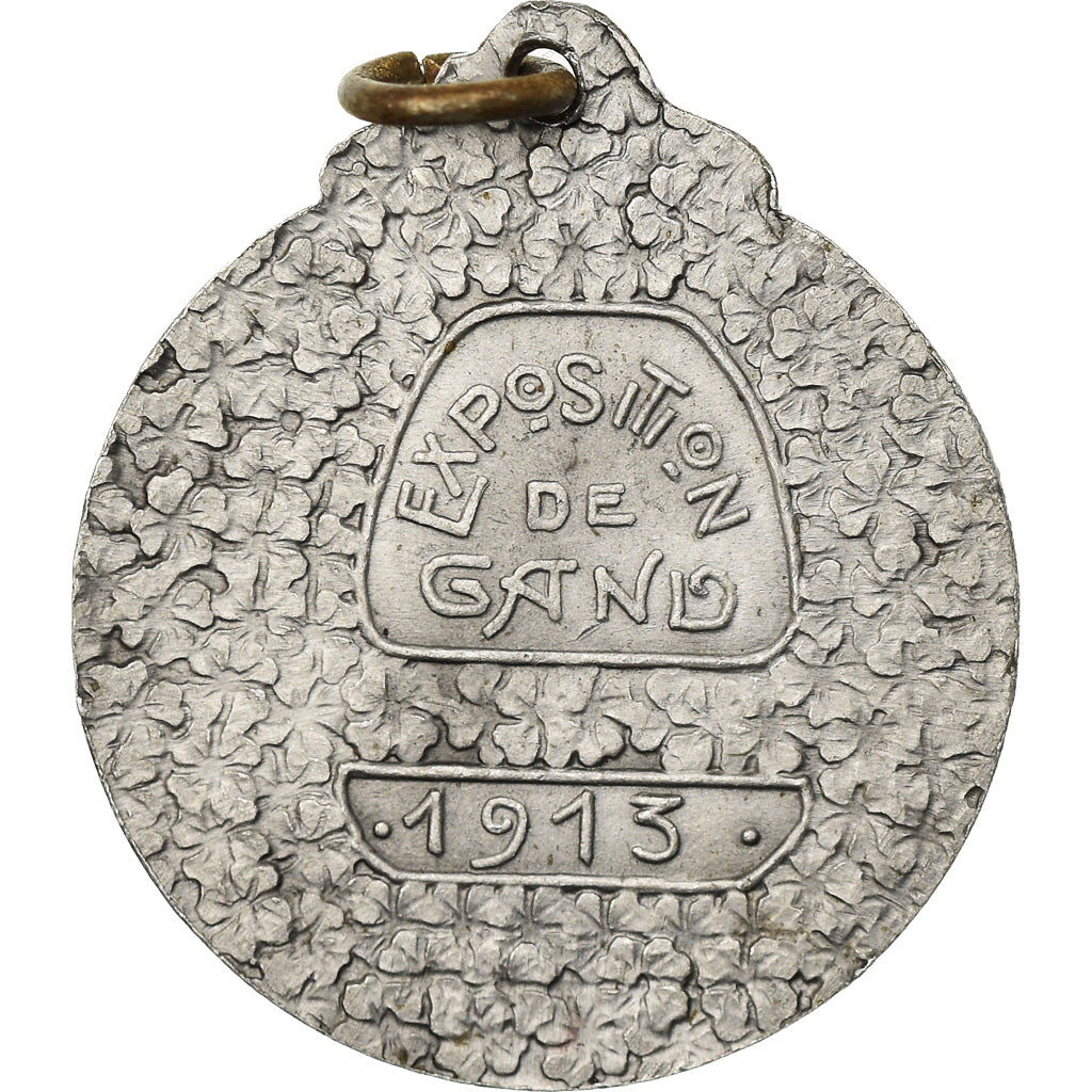 Belgium, Medal, Exposition Universelle de Gand, 1913, MS(63), Aluminum