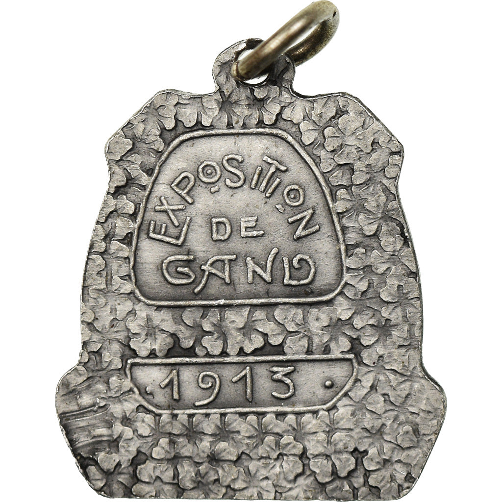Belgium, Medal, Exposition Universelle de Gand, 1913, MS(63), Aluminum