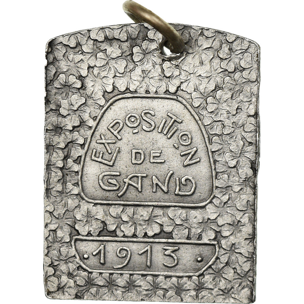 Belgium, Medal, Exposition Universelle de Gand, 1913, MS(64), Aluminum