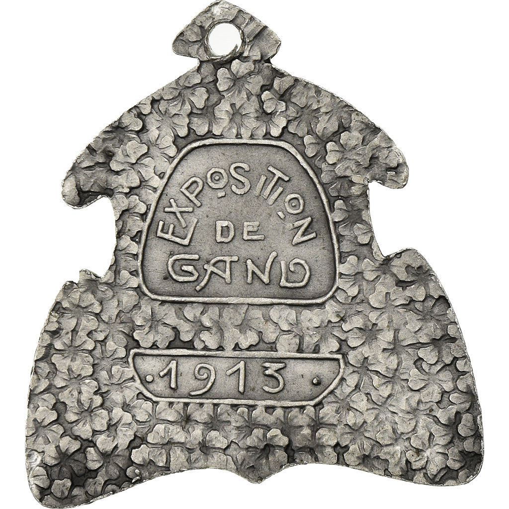 Belgium, Medal, Exposition Universelle de Gand, 1913, MS(64), Aluminum