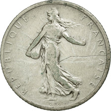 Coin, France, Semeuse, Franc, 1902, VF(30-35), Silver, Gadoury:467