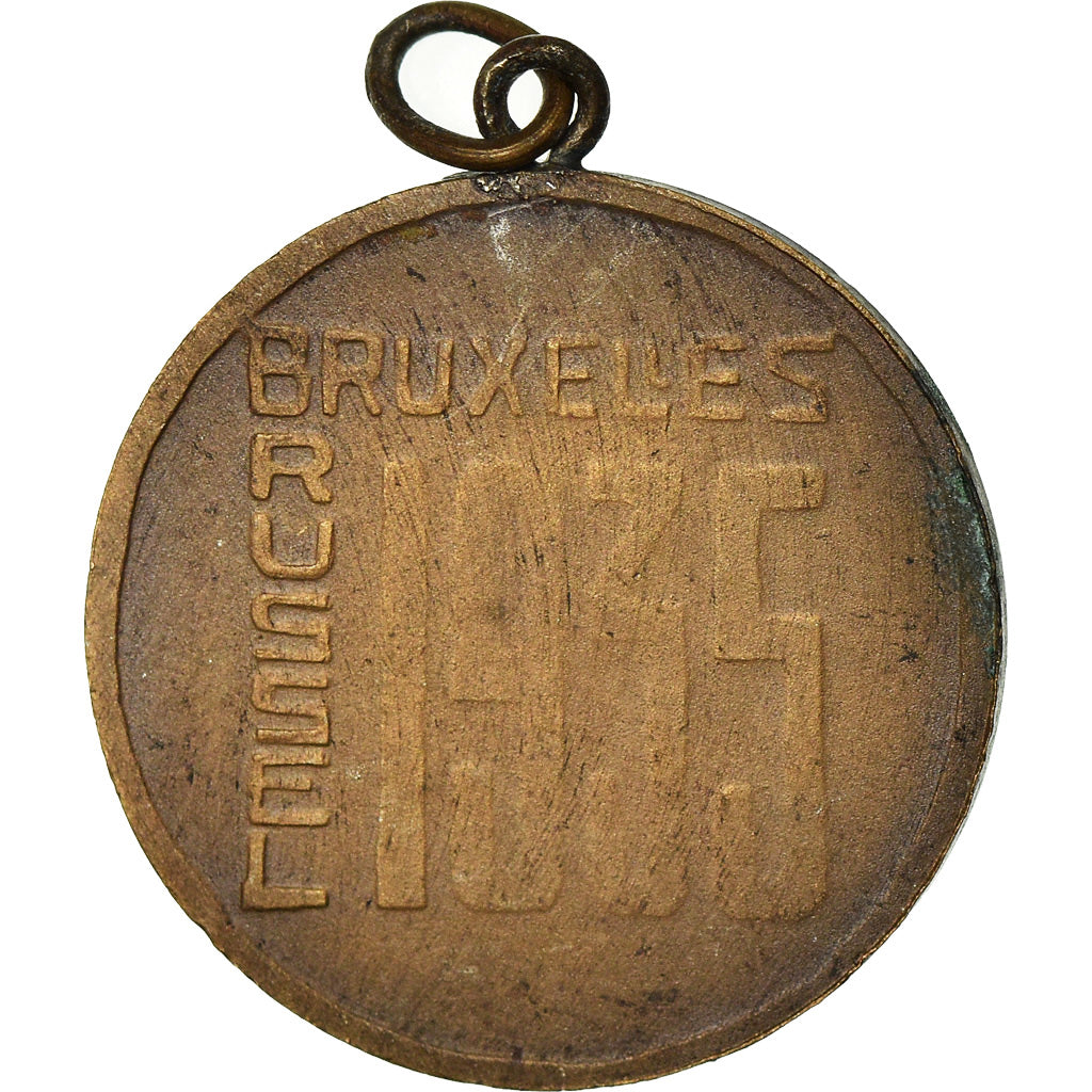 Belgique, Médaille, Ville de Bruxelles, 1935, TTB+, Bronze