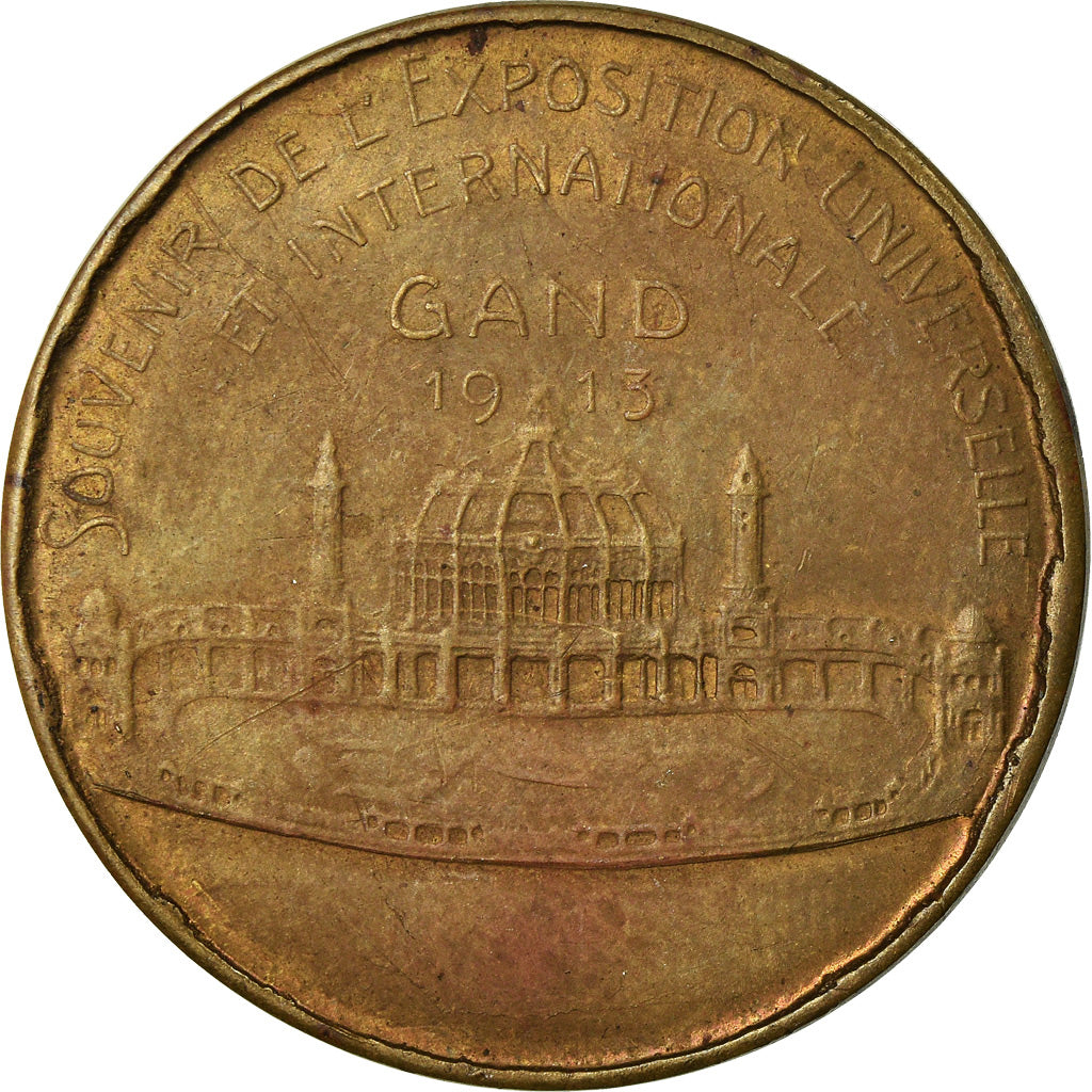 Belgium, Medal, Exposition Universelle de Gand, 1913, VF(30-35), Bronze