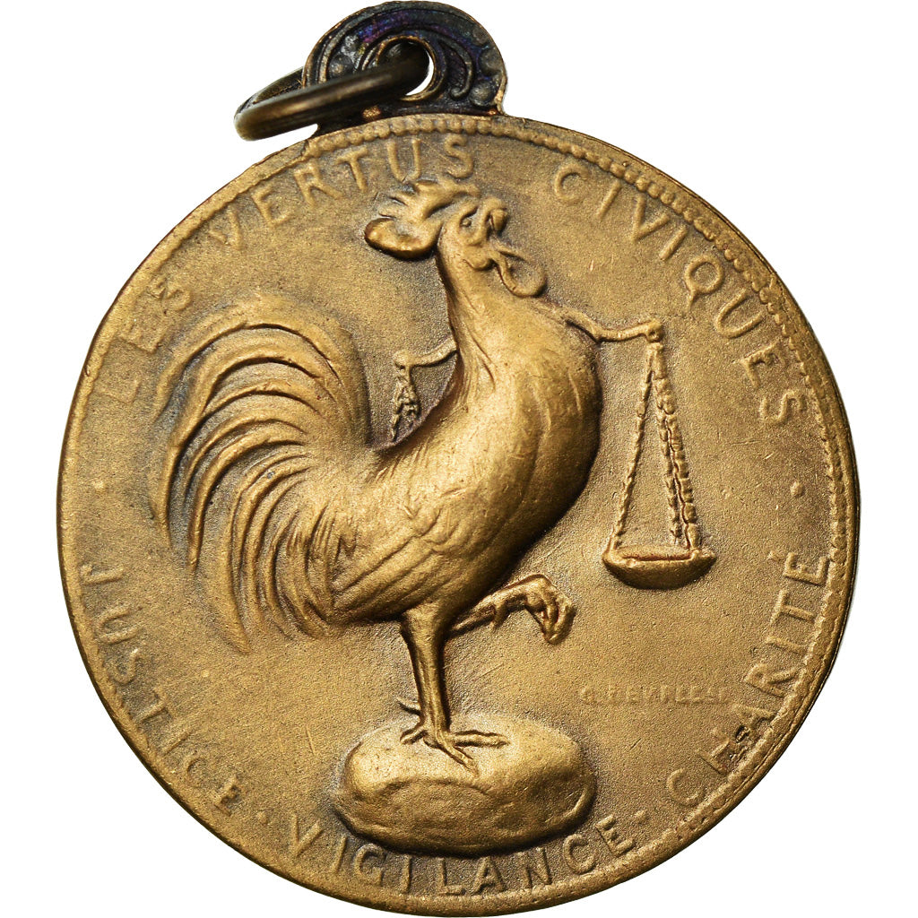 Belgium, Medal, Adolphe Max, Bourgmestre de Bruxelles, 1914, Devreese, MS(63)