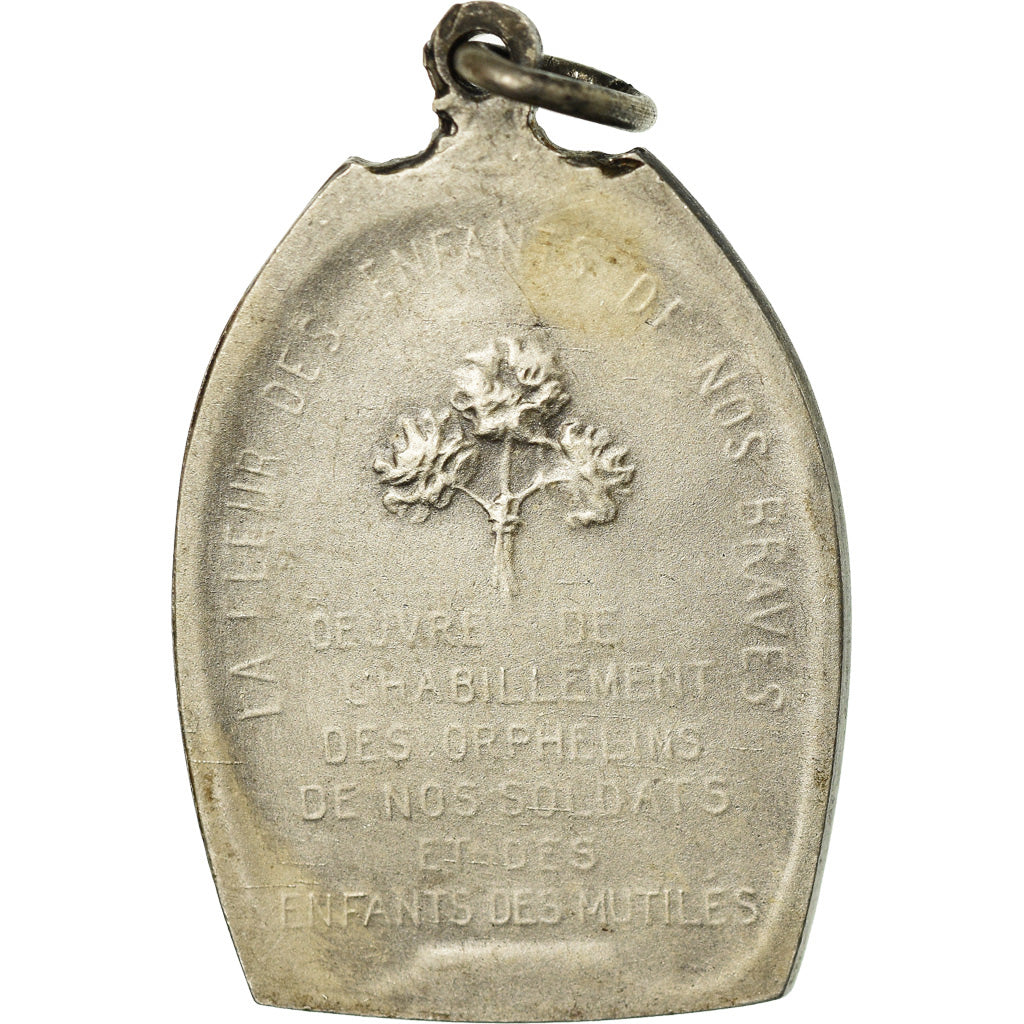 Belgium, Medal, La Fleur, Habillement des Orphelins de nos Soldats, 1917